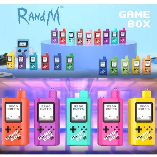 RandM Game Box 5200 Puffs Disposable Vape