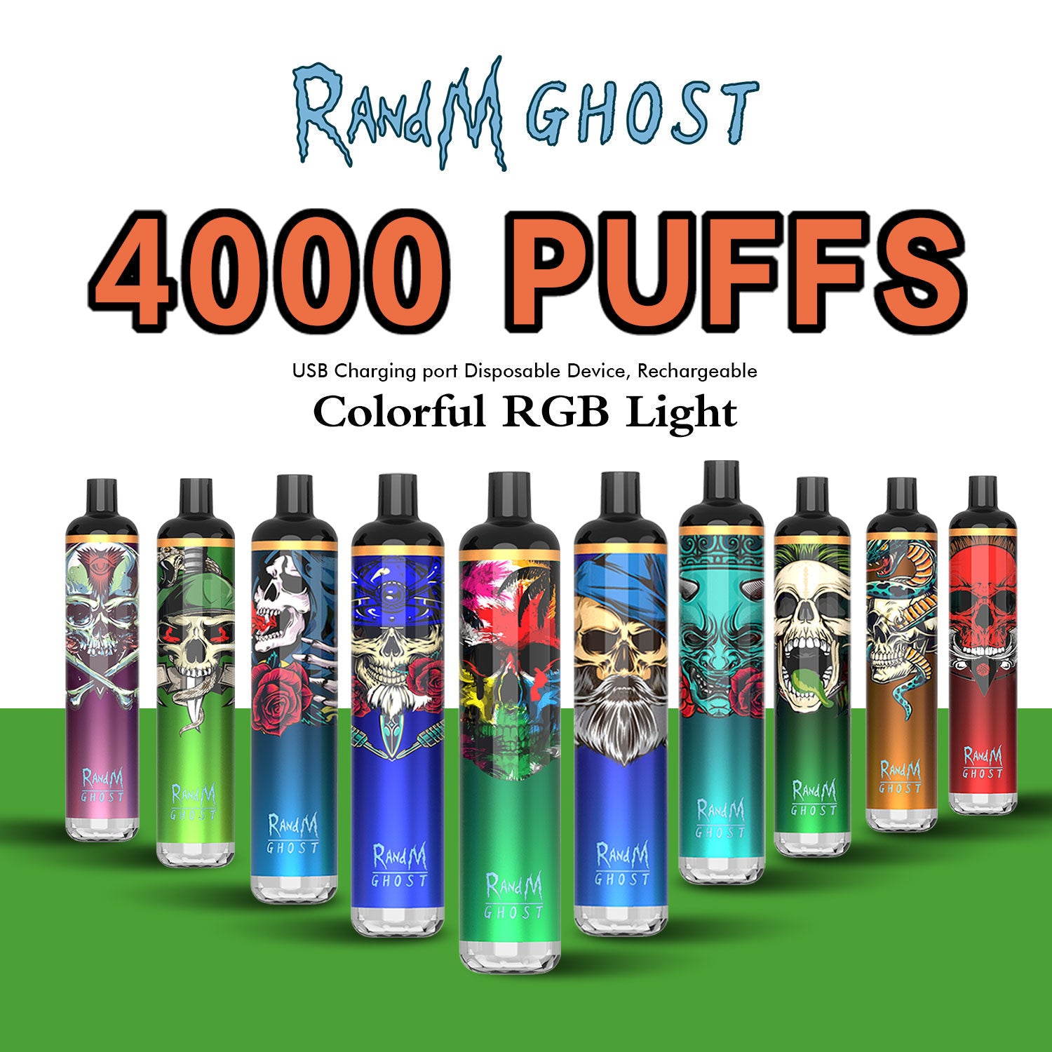 RandM Ghost 4000 Puffs Disposable Vape