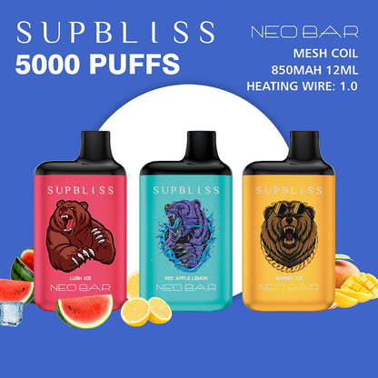 Supbliss Neo Bar 5000 Puffs Disposable Vape