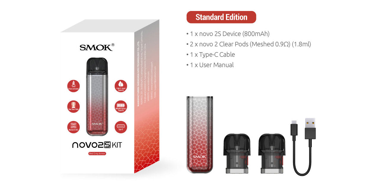 SMOK Novo 2S Pod System Kit 800mAh 20W