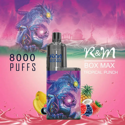 R&M  BOX  MAX 8000 Puffs Disposable Vape