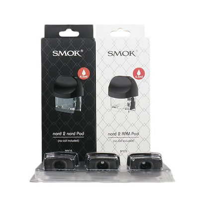 SMOK Nord 2 Replacement Empty Pod Cartridge 4.5ml (3pcs/pack)